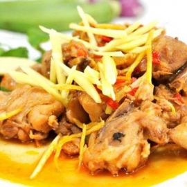 Gà kho gừng