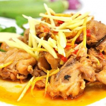 Gà kho gừng