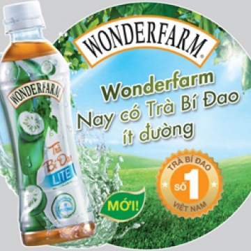 Trà bí đao wonderfarm chai