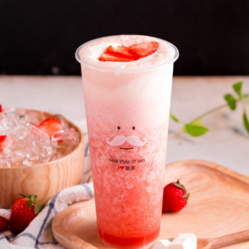 Trà dâu kem cheese