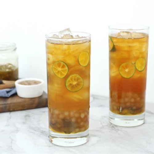 Trà tắc xí muội trân châu trắng